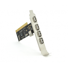 Контроллер PCI=>USB 2.0, 4+1port (NEC chipset), BOX