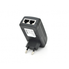 POE инжектор RITAR RT-PIN-24 / 12EU, 24V 0,5A (12Вт) с портами Ethernet 10 / 100Мбит / с, EU PLUG