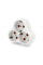 Розетка тройник с заземлением AK303, White