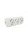 Блок розеток для удлинителя 220V MERLION MBR-3W, 3 гнезда без заземления
