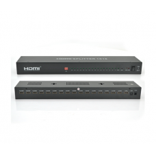 Активный HDMI сплитер 1=>16 порта, 4K, 2K, 3D, 1080Р, 1,4 версия, DC12V / 2A