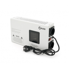 Стабилизатор напряжения релейный настенного монтажа Europower SLIM-1000SBR LED, 1000VA 700W, 140-270Vac, SHUKO 2