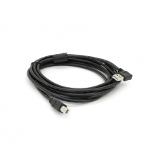Кабель USB 2.0 RITAR AM / BM, 3.0m, угловой 90°, черный