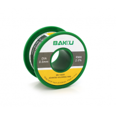 Припій BAKKU дротяний Solder wire BK10005 DIA 0,5mm (40g), OEM