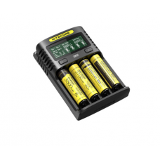 Зарядний пристрій універсальний Nitecore Digicharger UM4, 4 канали, LCD дисплей, підтримує Li-ion, Ni-MH і Ni-Cd AA (R6), ААA (R03), С (R14)