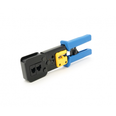Інструмент HY-376Z з храповиком для обтискача RJ-45 (8P8C) та RJ-12 / 11 (6P6C), 6P / 8P + обрізка наскрізних конекторів