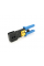 Інструмент HY-376Z з храповиком для обтискача RJ-45 (8P8C) та RJ-12 / 11 (6P6C), 6P / 8P + обрізка наскрізних конекторів