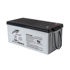 Аккумуляторная батарея CARBON RITAR DC12-200C, Black Case, 12V 200.0Ah, 2000-5000 циклов, до 15 лет срок службы, (522*219*224)