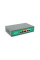 Комутатор POE SICSO 48V з 4 портами POE 100Мбіт + 2порт Ethernet (UP-Link) 100Мбіт, з посил. сигн. до 250м, корпус-метал, Silver, БП вбудований