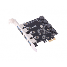 Контроллер PCI-Е=>USB 3.0, 4 порта, 5Gbps, BOX