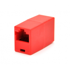 Соединитель RJ45 8P8C мама / мама RJ45 для соединения кабеля, красный