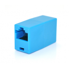Соединитель RJ45 8P8C мама / мама RJ45 для соединения кабеля, голубой