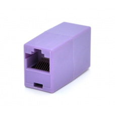 Соединитель RJ45 8P8C мама / мама RJ45 для соединения кабеля, фиолетовый