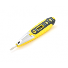 Индикатор-отвертка LD-805 для тестирования напряжения 12-220V,цифровая индикация,черно-желтая ручка