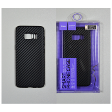 Hoco Чехол под карбон силиконовый Delicate shadow series protective case for Galaxy A7 (2017) black