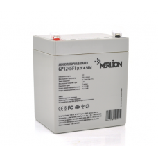 Аккумуляторная батарея MERLION AGM GP1245F1, 12V 4.5Ah ( 90 х 70 х 100 (105) ), 1.4 kg White