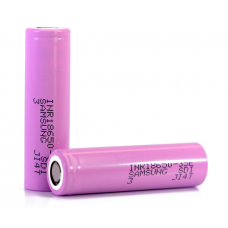 Аккумулятор 18650 Li-Ion Samsung INR18650-35E-CCC, 3350mAh, 8A, 4.2 / 3.6 / 2.5V, PINK, 2 шт в упаковке, цена за 1 шт