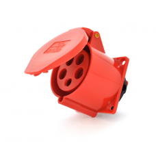 Розетка накладная прямая SF-325, 5 полюсов, 3Р+N+E, 32А, 380V, IP44