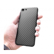 Ультратонкая пластиковая накладка Carbon iPhone 7 / 8 black