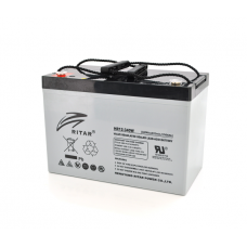 Аккумуляторная батарея AGM RITAR HR12340W, Gray Case, 12V 90.0Ah ( 307 х 169 х 210 (215 ) 29.00kg