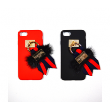 Накладка с брелком DGVI iPhone 7 Plus / 8 Plus black