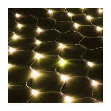 Гирлянды 120LED (Сетка) Yellow, 1,5*1,2 метрa, прозрачная изоляция, BOX