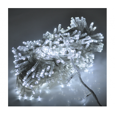 Гирлянды 300LED (Диод) White, 8 режимов, 16метров, прозрачная изоляция, BOX