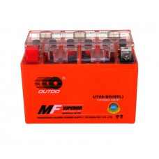 Мотоакумулятор OUTDO (Maxion) UTX9-BS GEL, 12V 9 Ah (150 х 87 х 105), Orange