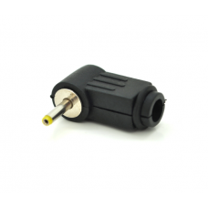Перехідник DC 2.5x0.7mm (тато) під пайку, штекер 90°