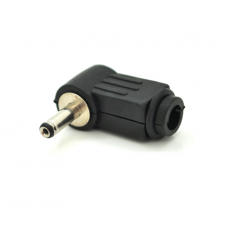 Перехідник DC 3.5x1.1mm (тато) під пайку, штекер 90°