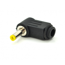 Перехідник DC 4.0x1.7mm (тато) під пайку, штекер 90°