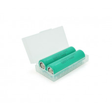 Аккумулятор 18650 Li-Ion LG LGDBHB21865, 1300mAh, 30A, 4.2 / 3.7 / 2.5V, GREEN, PVC BOX, 2 шт в упаковке, цена за 1 шт
