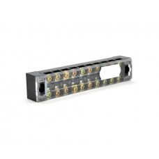 Клеммная колодка 10-разрядная TB-1510 15A / 600V, сечение провода 0,5-1,5мм2, 50 шт в упаковке, цена за штуку