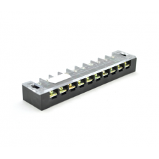 Клеммная колодка 10-разрядная TB-2510 25A / 600V, сечение провода 0,5-2,5мм2, 25 шт в упаковке, цена за штуку