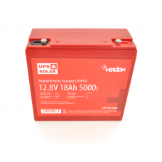 Литий-железо-фосфатный аккумулятор Merlion LiFePO4 12.8V 18AH (4S3P / BMS-20A), (179x75x167), 2,8kg for UPS, до 5000 циклов