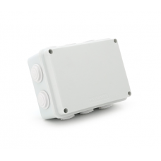 Коробка распределительная наружная YOSO 150x110x70 IP65 цвет белый, 10 отверстий, соски в комплекте, BOX