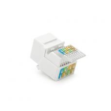 Модуль узкий Keystone Jack RJ-45 кат.5E UTP, 17,2 мм