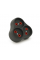 Розетка трійник без заземлення AK303B, Black