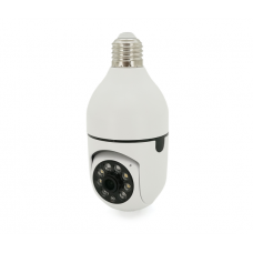4Мп Wi-Fi видеокамера уличная-внутренняя SD / карта PiPo PP-IPC30D2MP15 PTZ 2.8mm под цоколь Е27 ICSee
