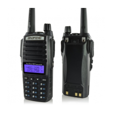 Бездротова рація Baofeng UV82-5W c дисплеєм, FM- радіо, корпус пластмас, частота 400-470MHz, Black, BOX