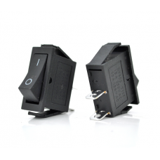 Переключатель ON-ON KCD3-102, 250VAC / 16A, 2 контакта, Black