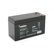 Аккумуляторная батарея MERLION AGM GP1272F2B 12 V 7,2 Ah ( 150 x 65 x 95 (100) ), 1.85 kg Black