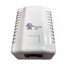Розетка наружного монтажа OK-net 6a FTP, 1 порт