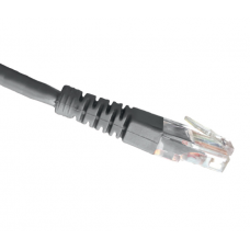 Патч-корд OK-net Кат.5e UTP 24AWG Серый Без защиты фиксатора 10м