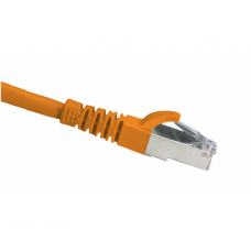 Патч-корд OK-net Кат.6a U / FTP 26AWG LZ0H Оранжевый 1м