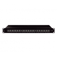 Патч-панель OK-net 24 порта Кат.5e FTP 90°