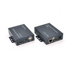 Одноканальный активный удлинитель HDMI сигнала по кабелю UTP. Дальность передачи: до 120 метров, cat5e / cat6e 1080P / 3D. Управление через USB