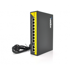 POE коммутатор Merlion 8 POE 10 / 100 + 2 RJ45 10 / 100 + встроенный блок питания 52V 1.8A