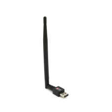 Бездротовий мережевий адаптер з антеною 5DBI Wi-Fi-USB Merlion LV-UW05, RT7601, 802.11bgn, 300MB, 2.4 GHz, WIN7 / XP / Vista / 2K / MAC / LINUX, Blister