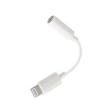 Переходник Kin Lighting(M) => Jack 3.5mm(F), 5см, White, Box